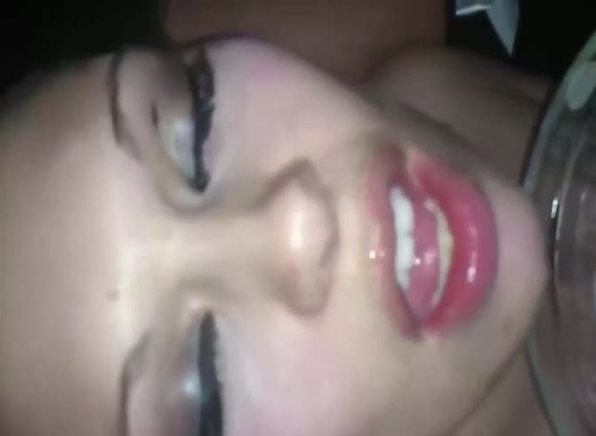 Video :Drunk horny bitch craves to swallow thick fresh cum from gigantic cock